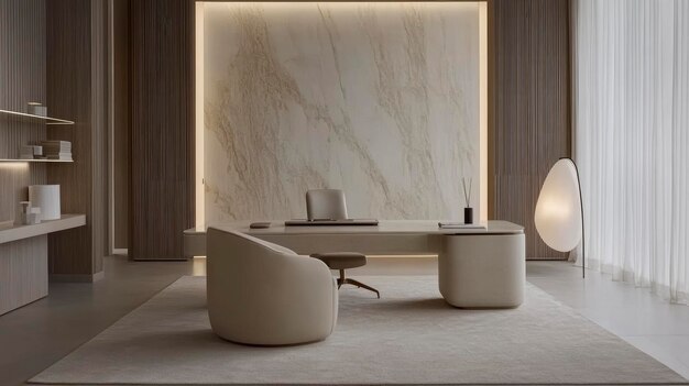 Modern luxe office interior. - Run It By Britt