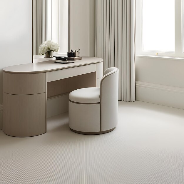 Modern desk and vanity chair. - Run It By Britt
